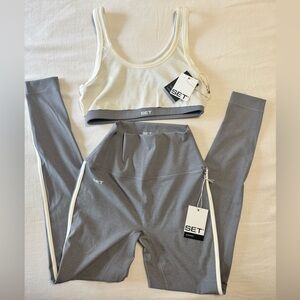 SET Active SPORTBODY® SPORTY ROSTER BRA and Leggings- LO-FI- Size Small